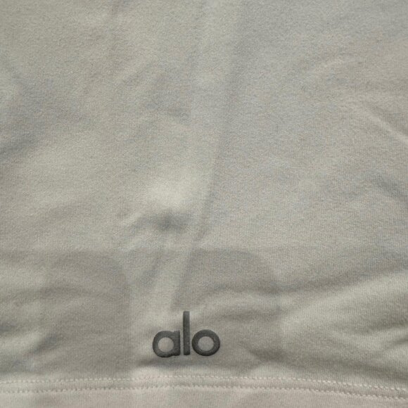 ALO Cropped All Day Short Sleeve - White - Small - Picture 3 of 3